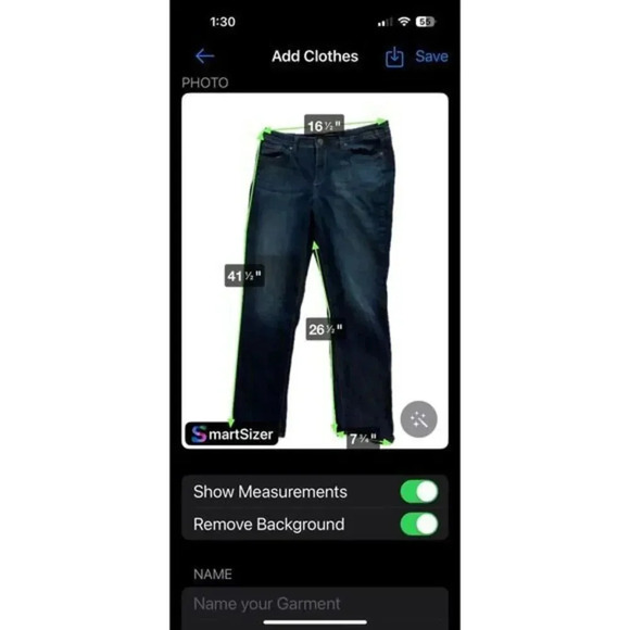 Nine West Vintage America Boho Straight Size 12/31 Denim Jeans - Picture 5 of 5